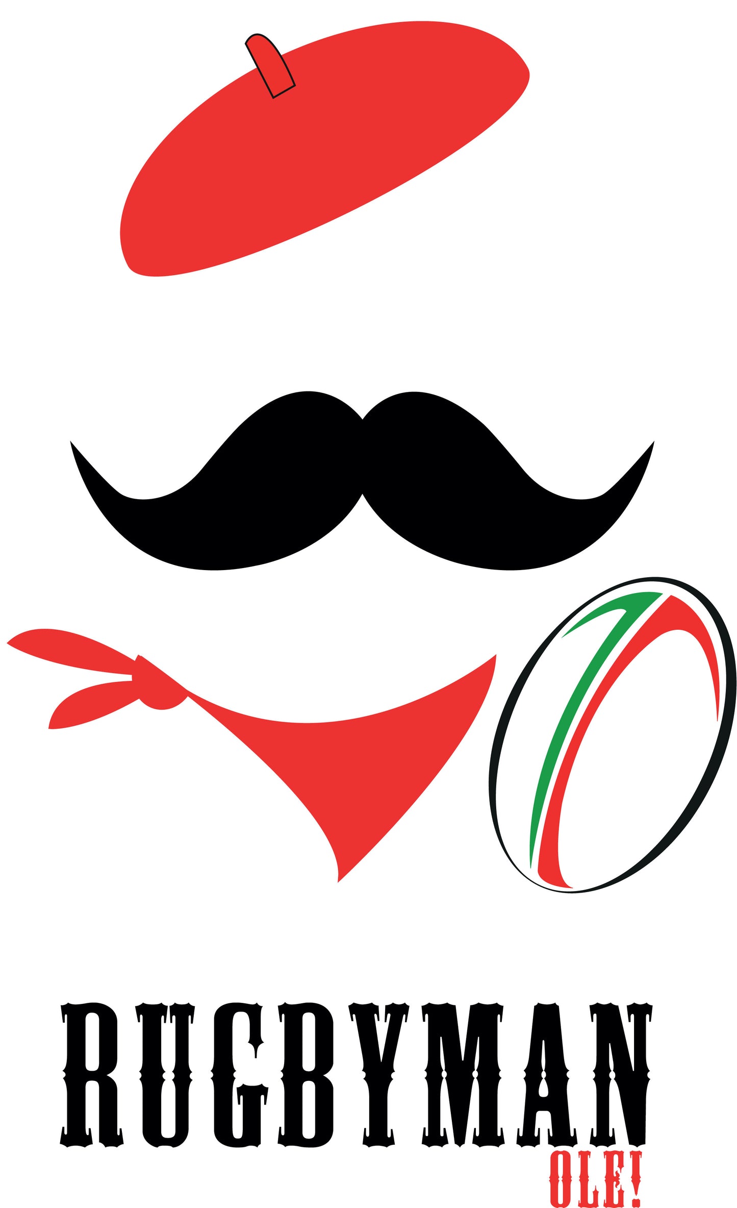 ¡Viejo! bigote de rugby