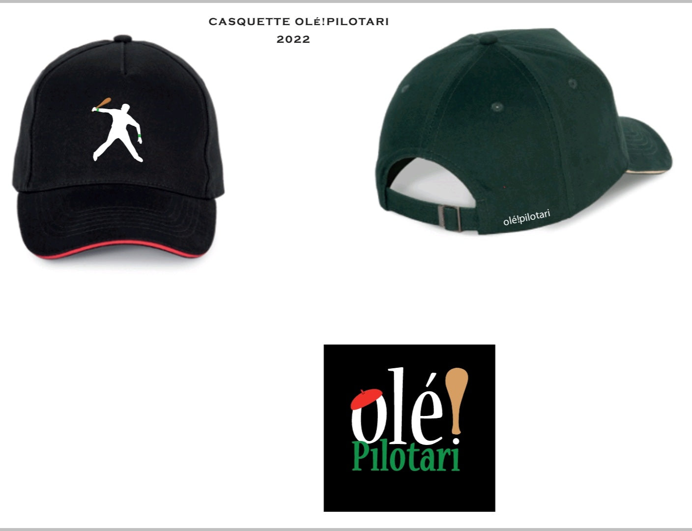 CASQUETTES "PILOTARI"